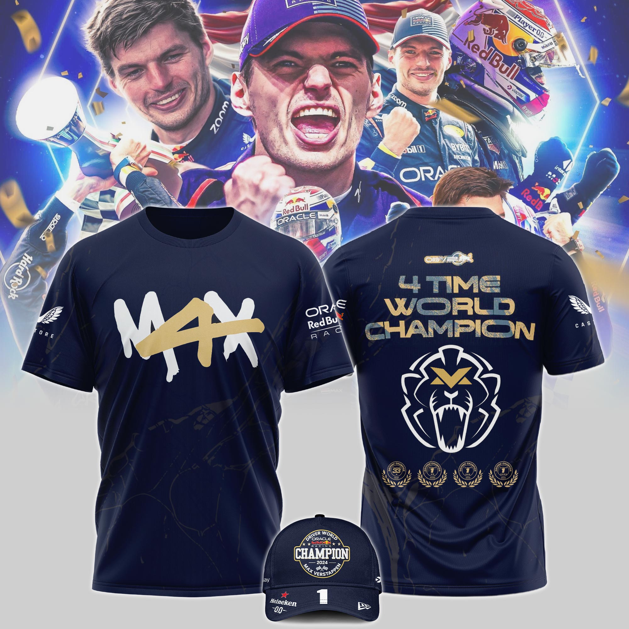 Max Verstappen World Champion  Tshirt 