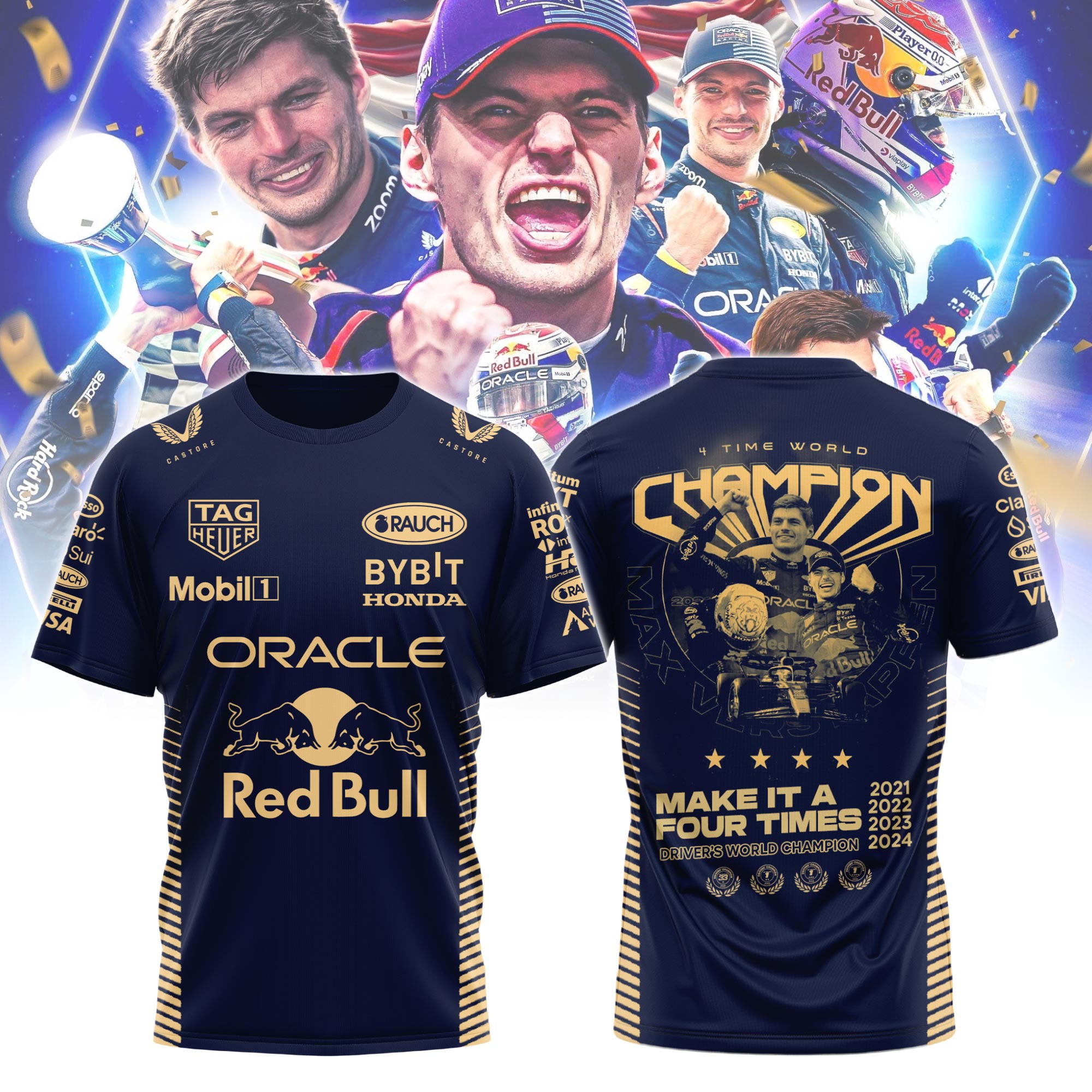 Max Verstappen World Champion  Tshirt 