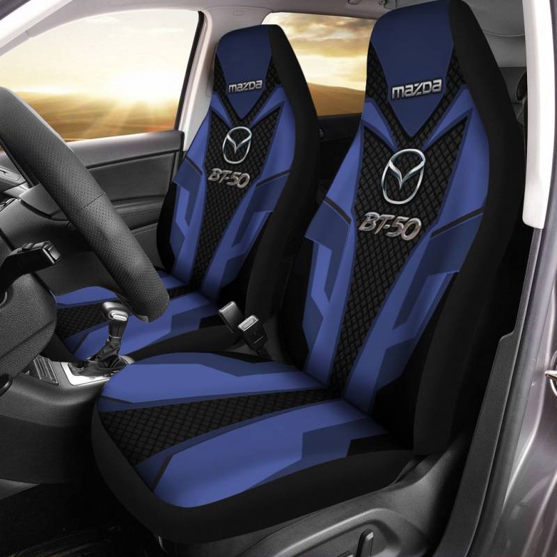 Mazda BT-50 TDV Car Seat Cover (Set of 2) Ver 1 (Blue) 