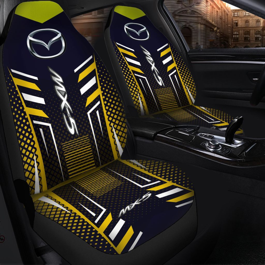 Mazda Nqp-Nh Car Seat Cover (Set Of 2) Ver 1 (Yellow)