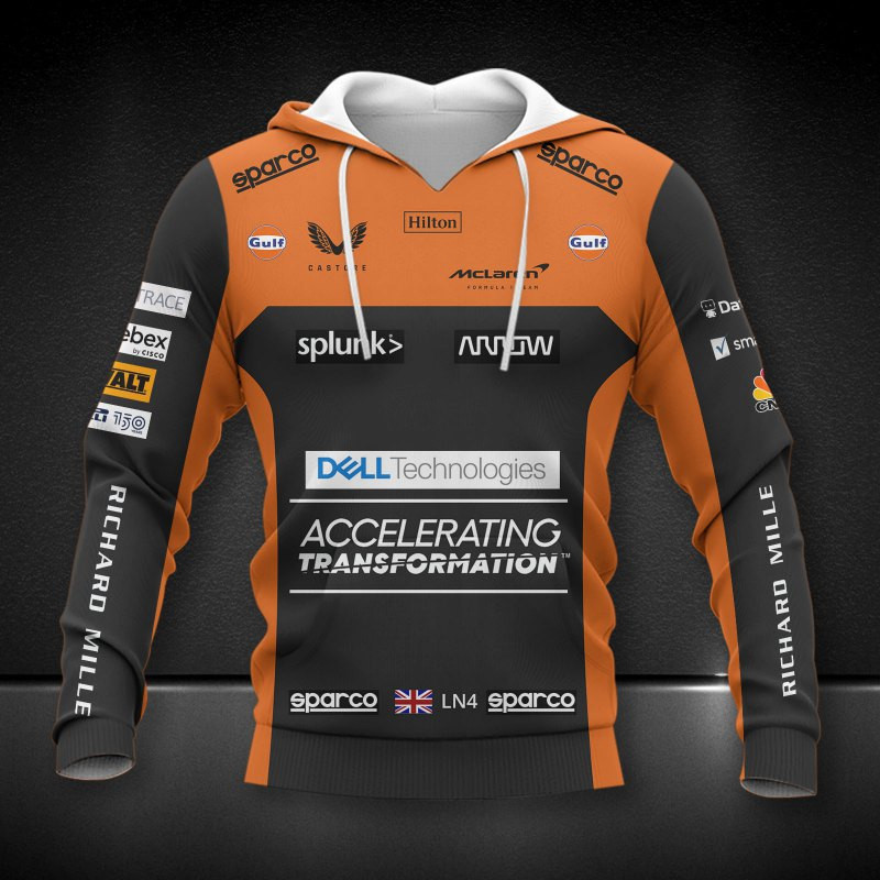 McLaren F1 Team Printing T-Shirt, Polo, Hoodie, Zip, Bomber 9689 