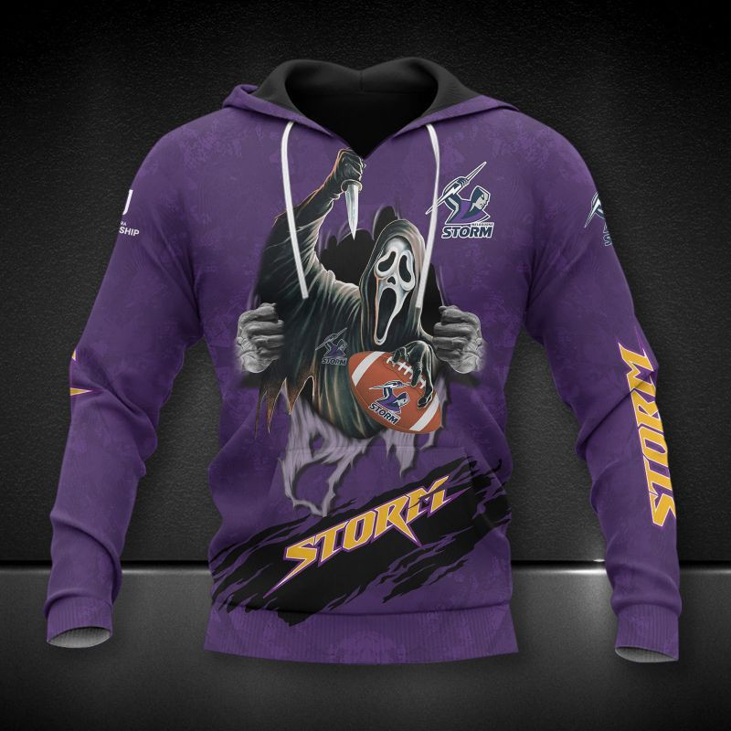 Melbourne Storm Printing T-Shirt, Polo, Hoodie, Zip, Bomber 8158 
