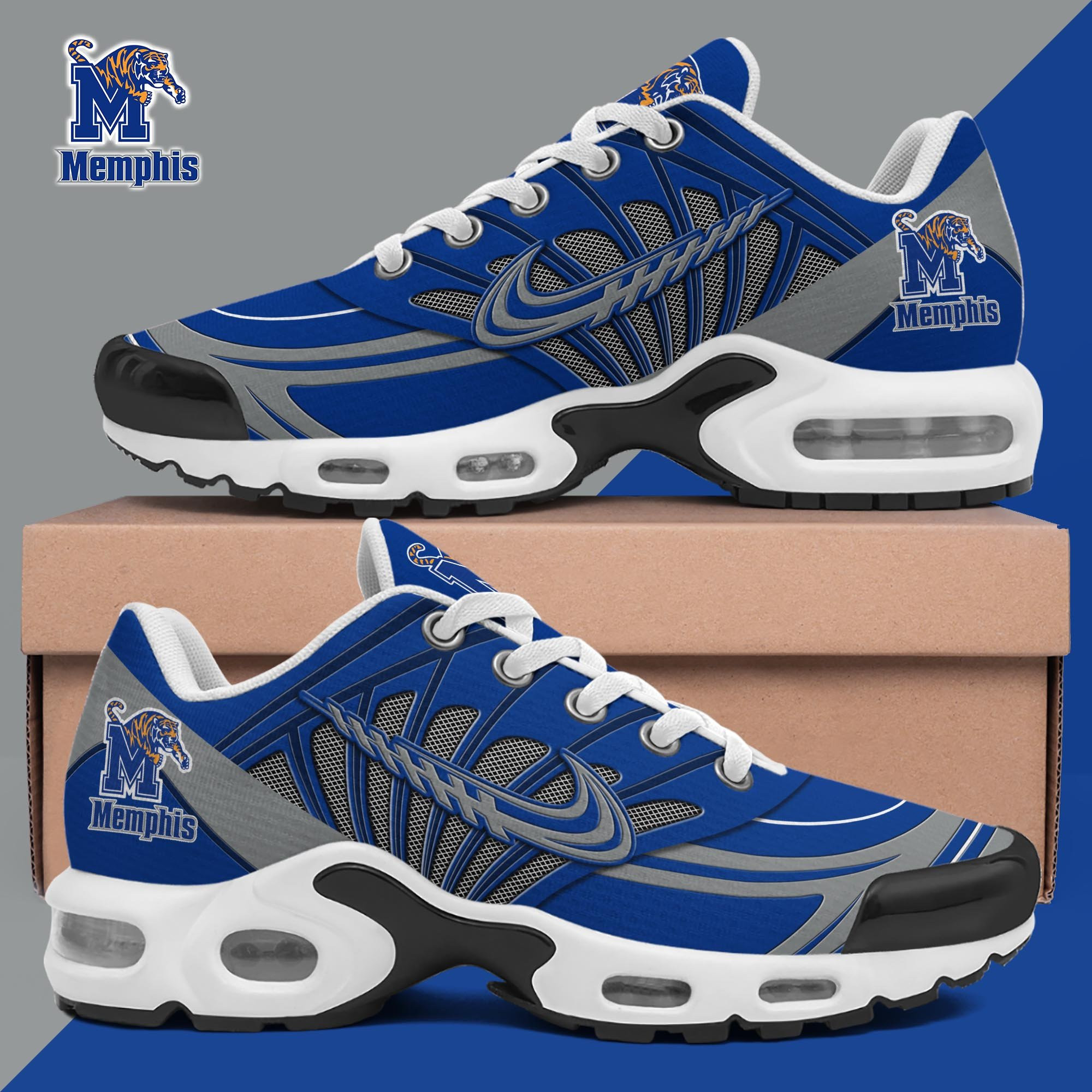 Memphis Tigers TN Shoes 2025 Version Custom Name 135
