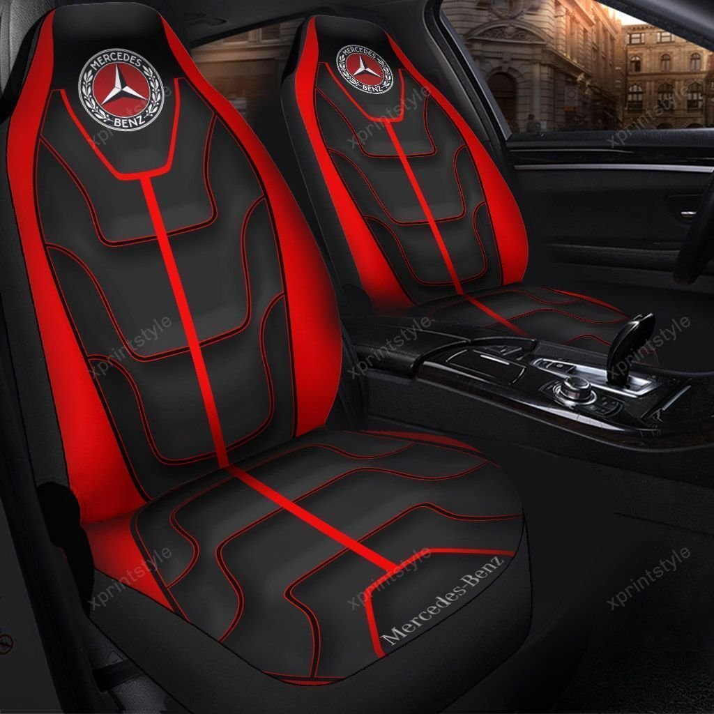 Mercedes-Benz Amg Car Seat Cover (Set Of 2) Ver 3 