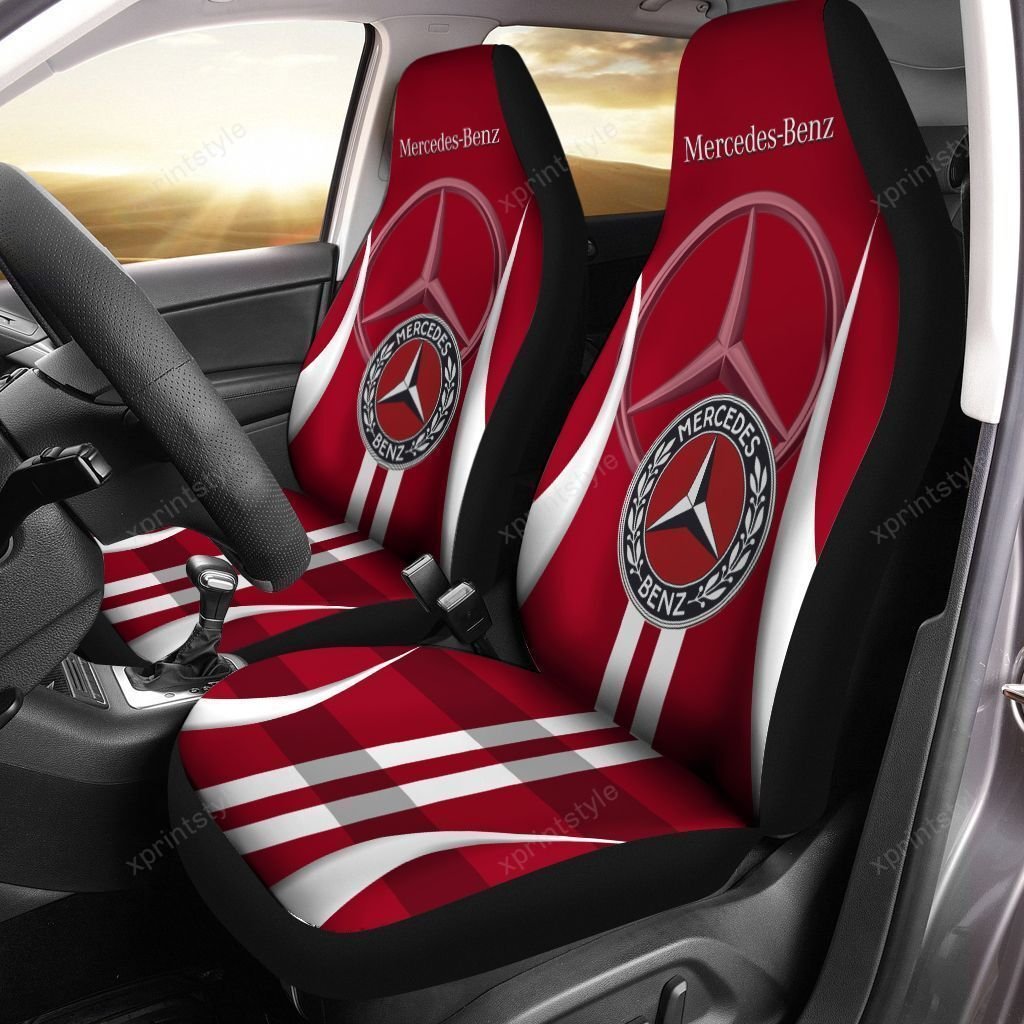 Mercedes-Benz Amg Car Seat Cover (Set Of 2) Ver 4 