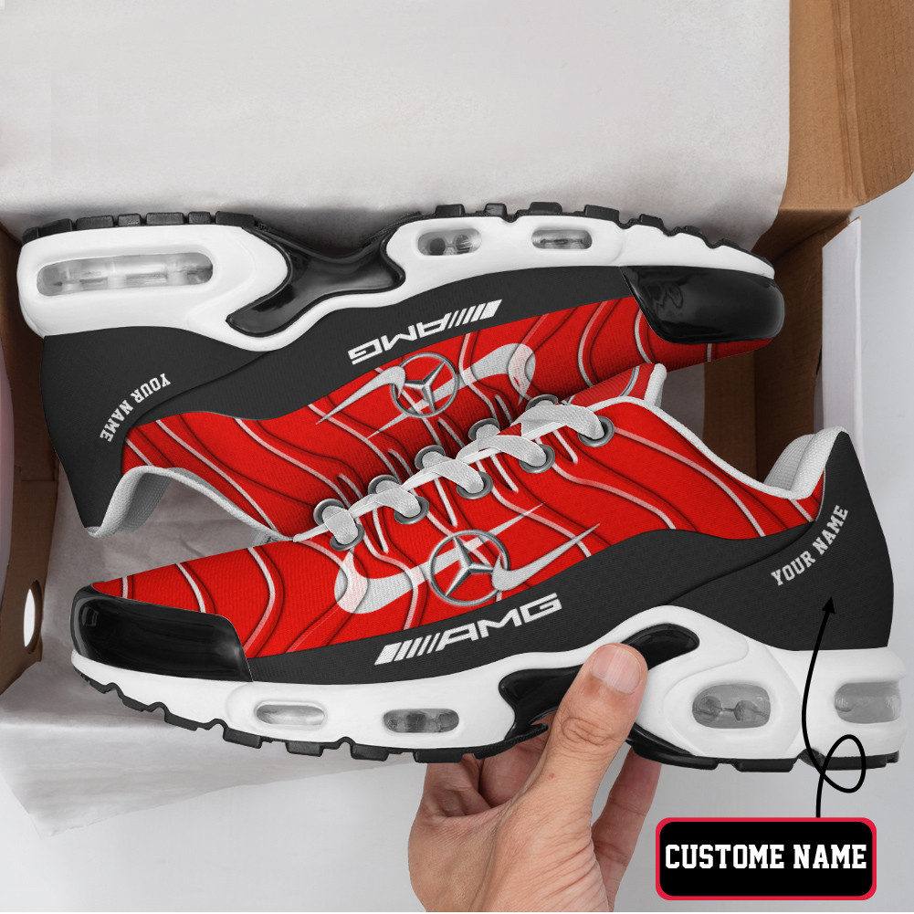 Mercedes-Benz AMG Vibrant Wave Custom Name TN Air Max Shoes Air Cushion Sneakers
