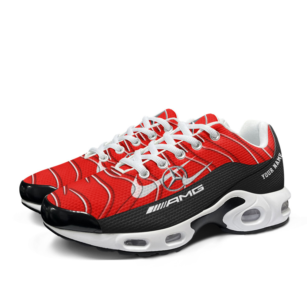 Mercedes-Benz AMG Vibrant Wave Custom Name TN Air Max Shoes Air Cushion Sneakers