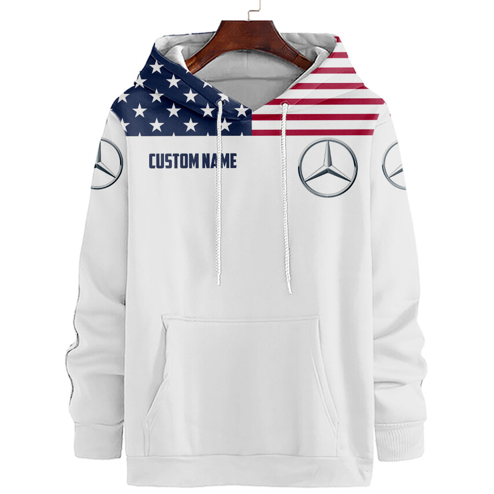 Mercedes Benz US Flag Full Printing T-Shirt, Hoodie, Zip, Polo, Hawaiian Shirt 