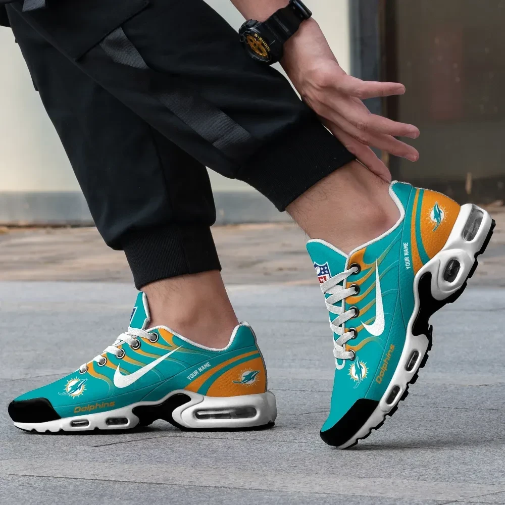 Miami Dolphins Personalized Name Team Mix Colors V3 TN Shoes Air Cushion Sneakers