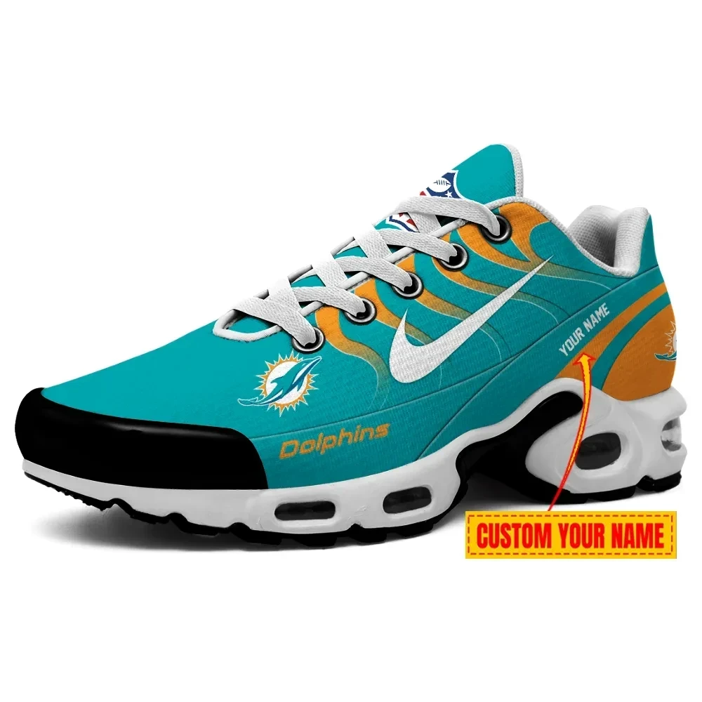Miami Dolphins Personalized Name Team Mix Colors V3 TN Shoes Air Cushion Sneakers