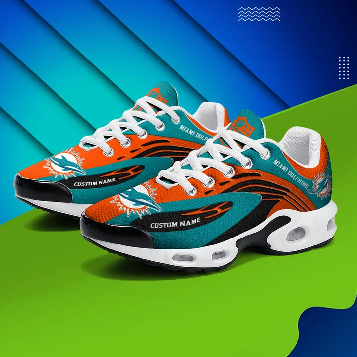 Miami Dolphins Personalized New Air Max Plus TN Shoes Air Cushion Sneaker 912LK-7628
