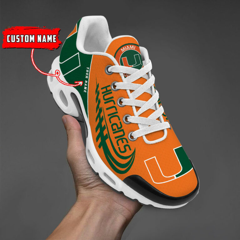 Miami Hurricanes TN Air Max Plus Shoes Sneakers For Men And Women