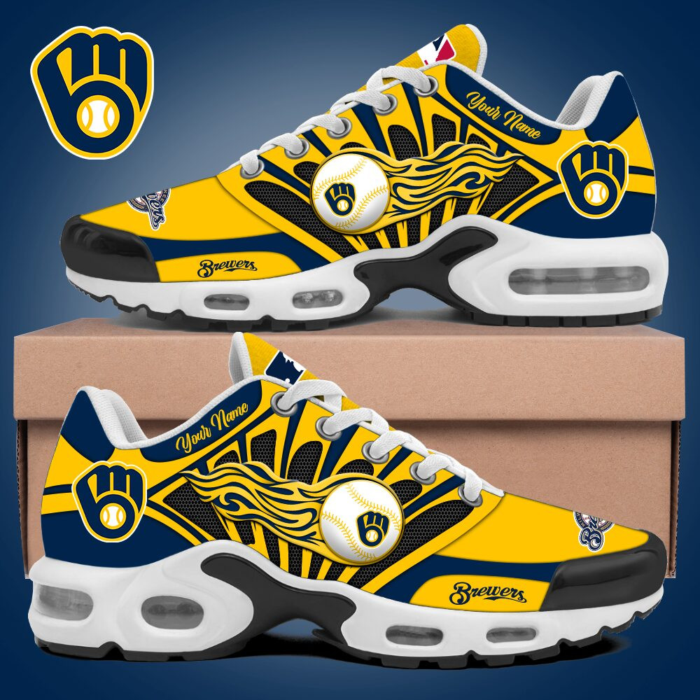 Milwaukee Brewers TN Air Max Plus Shoes Sneakers For Men And Women