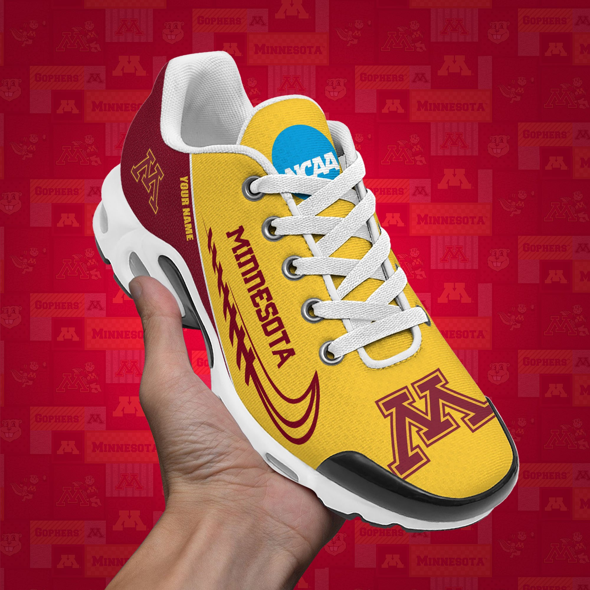 Minnesota Golden Gophers TN Shoes Custom Your Name 514