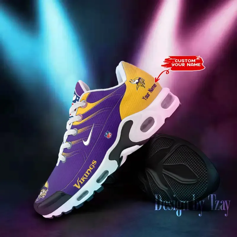 Minnesota Vikings Personalized New Air Max Plus TN Shoes Air Cushion Sneaker DV1 934TG-9874