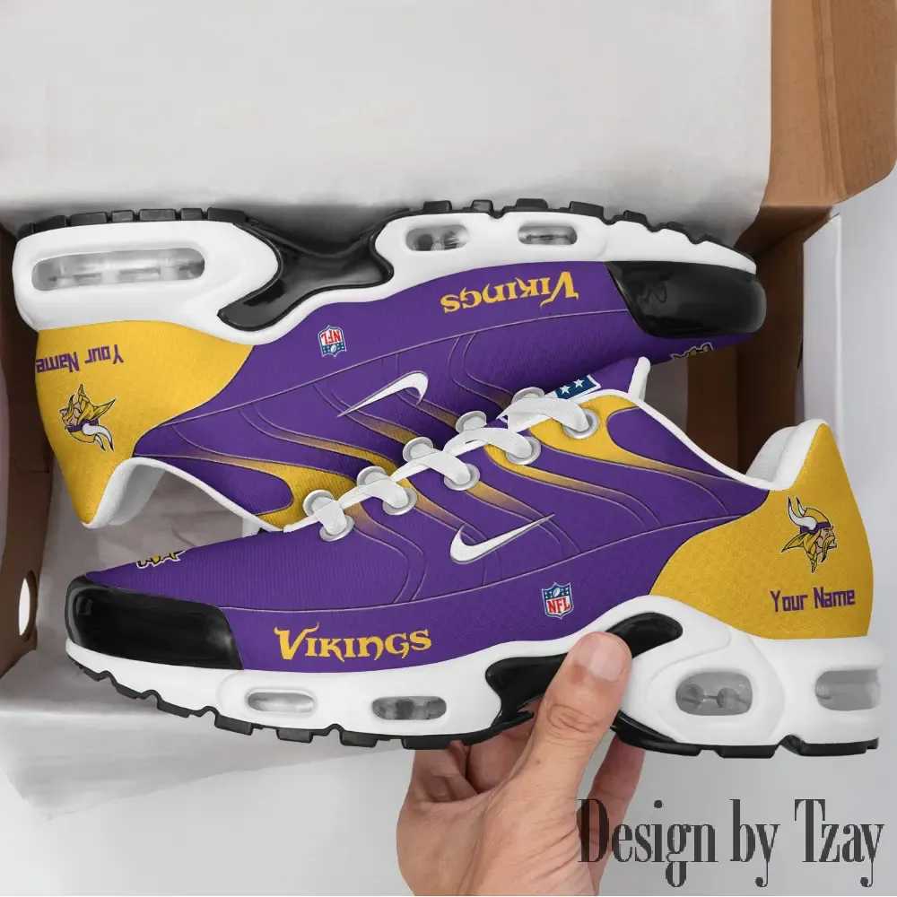Minnesota Vikings Personalized New Air Max Plus TN Shoes Air Cushion Sneaker DV1 934TG-9874