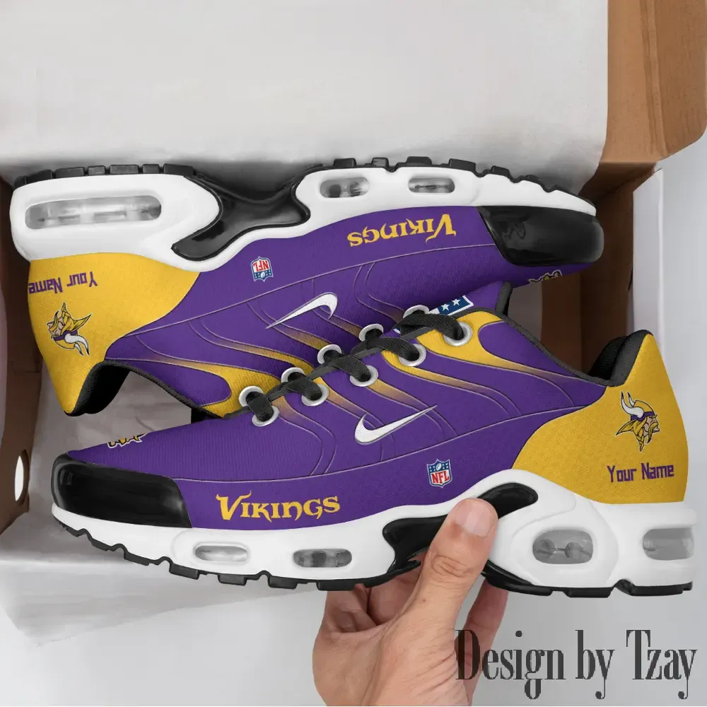 Minnesota Vikings Personalized New Air Max Plus TN Shoes Air Cushion Sneaker DV1 934TG-9874