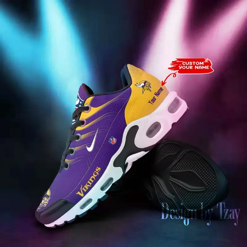 Minnesota Vikings Personalized New Air Max Plus TN Shoes Air Cushion Sneaker DV1 934TG-9874