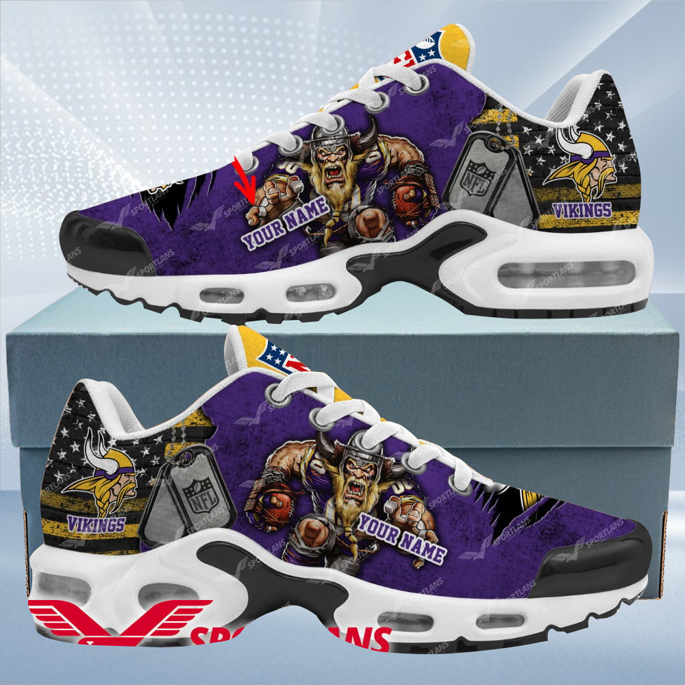 Minnesota Vikings Personalized TN Air Max Shoes Air Cushion Sneakers DTYNNS