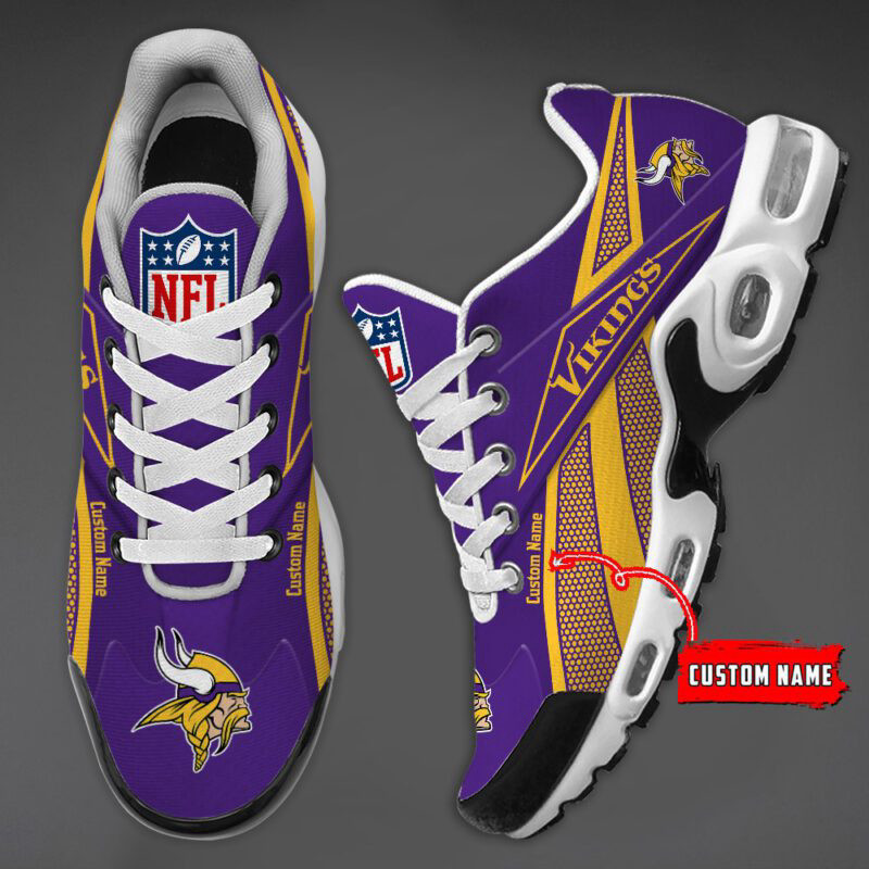 Minnesota Vikings Premium Air Max Plus Sport Sneakers For Fan Gifts