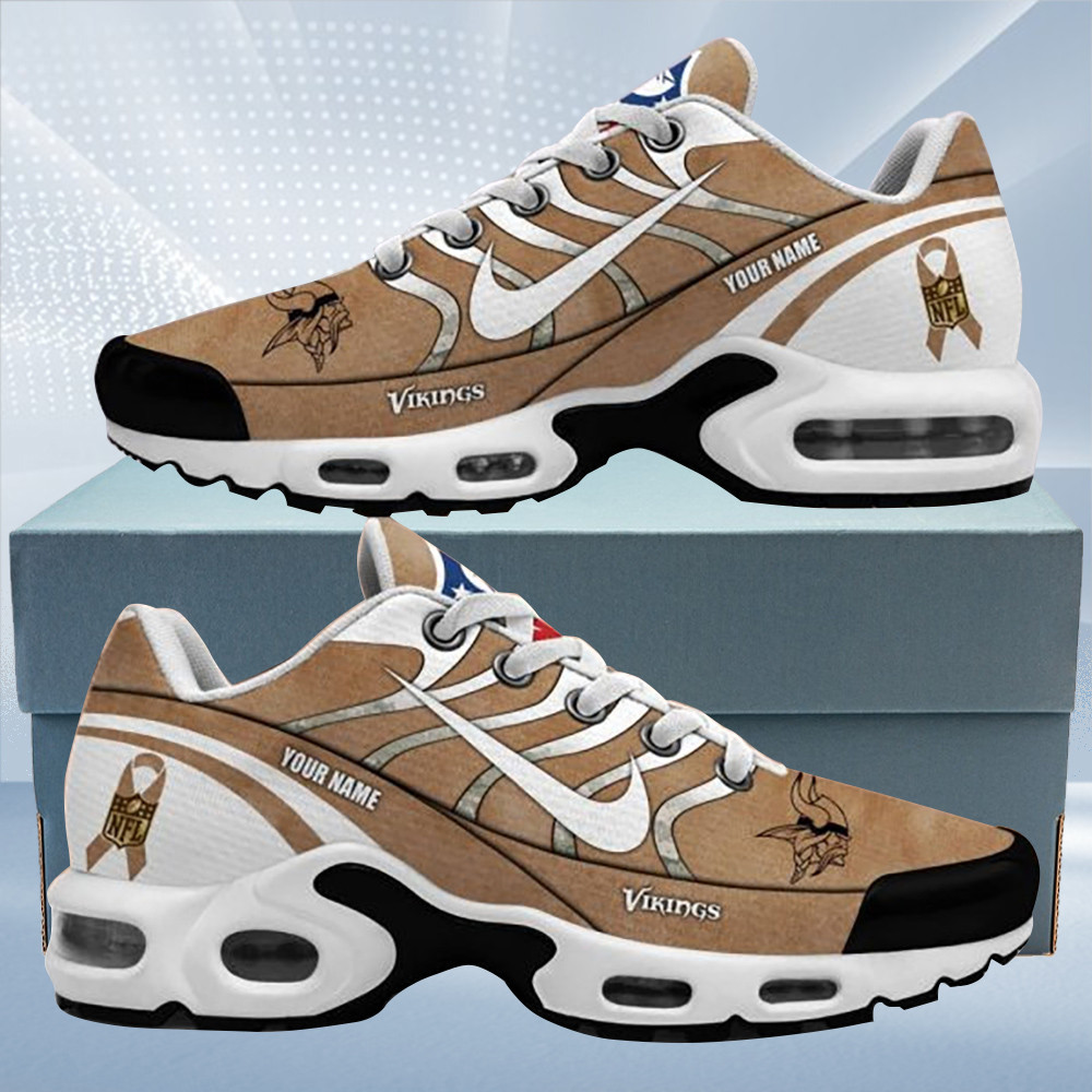 Minnesota Vikings Salute To Service Personalized TN Air Max Shoes Air Cushion Sneakers