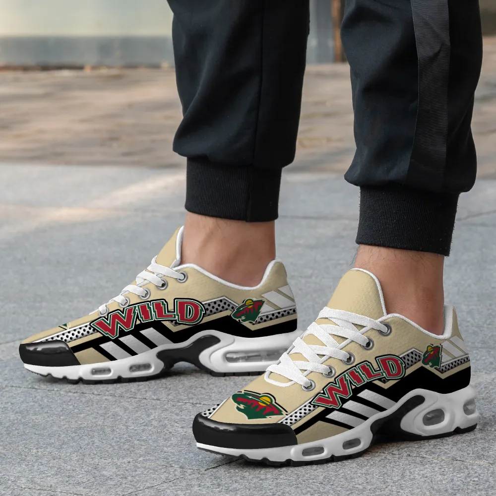 Minnesota Wild Personalized Name Team Mix Colors Sport Team TN Air Max Shoes Air Cushion Sneakers 537SN-2328