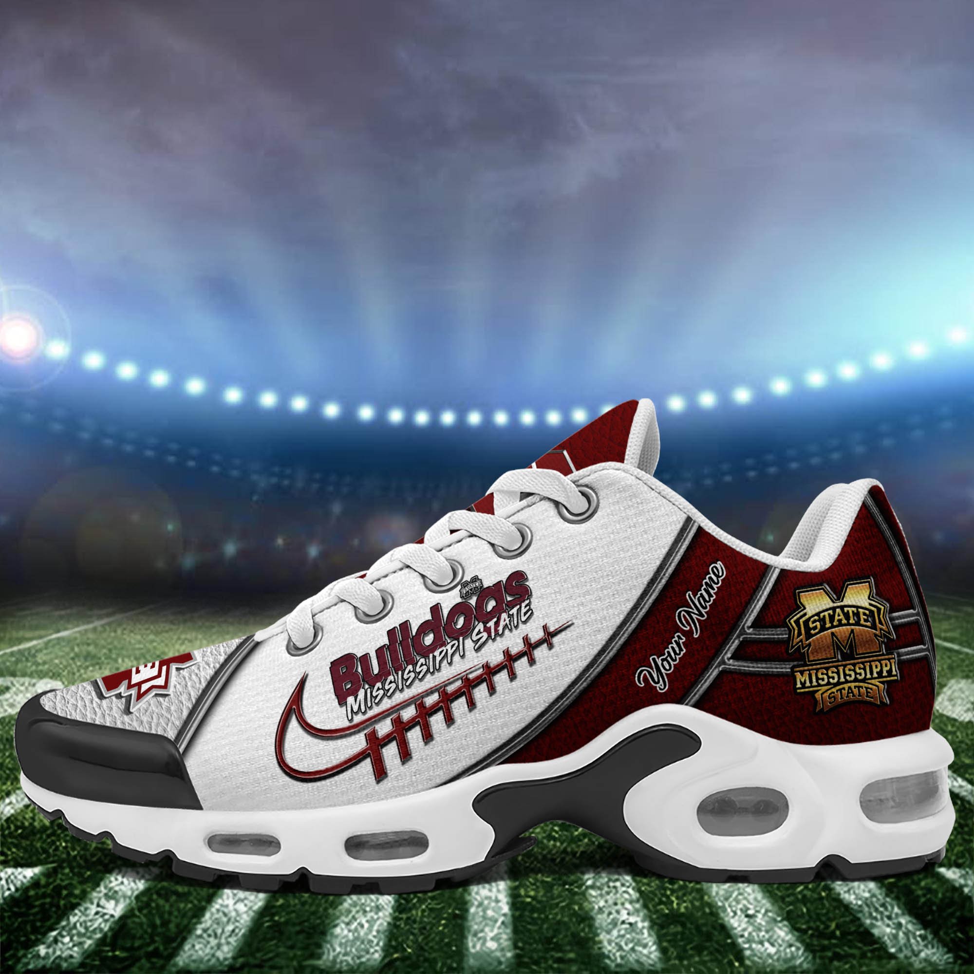 Mississippi State Bulldogs TN Shoes 2025 Version Custom Your Name, Football Team Shoes, Football Shoes For Fans, Sport Gifts, Gifts For Lovers ETHY