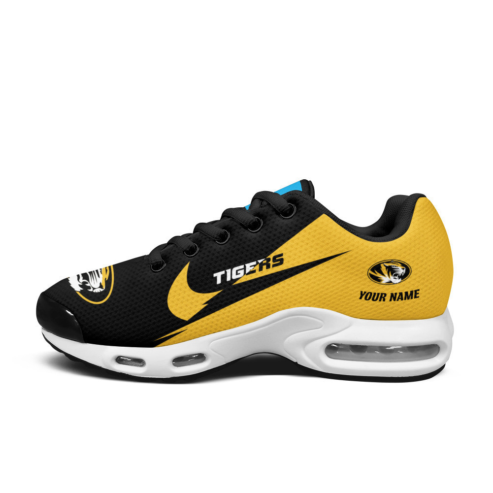Missouri Tigers Personalized Name Team Logo Wings Of God Pattern TN Shoes Air Cushion Sneakers