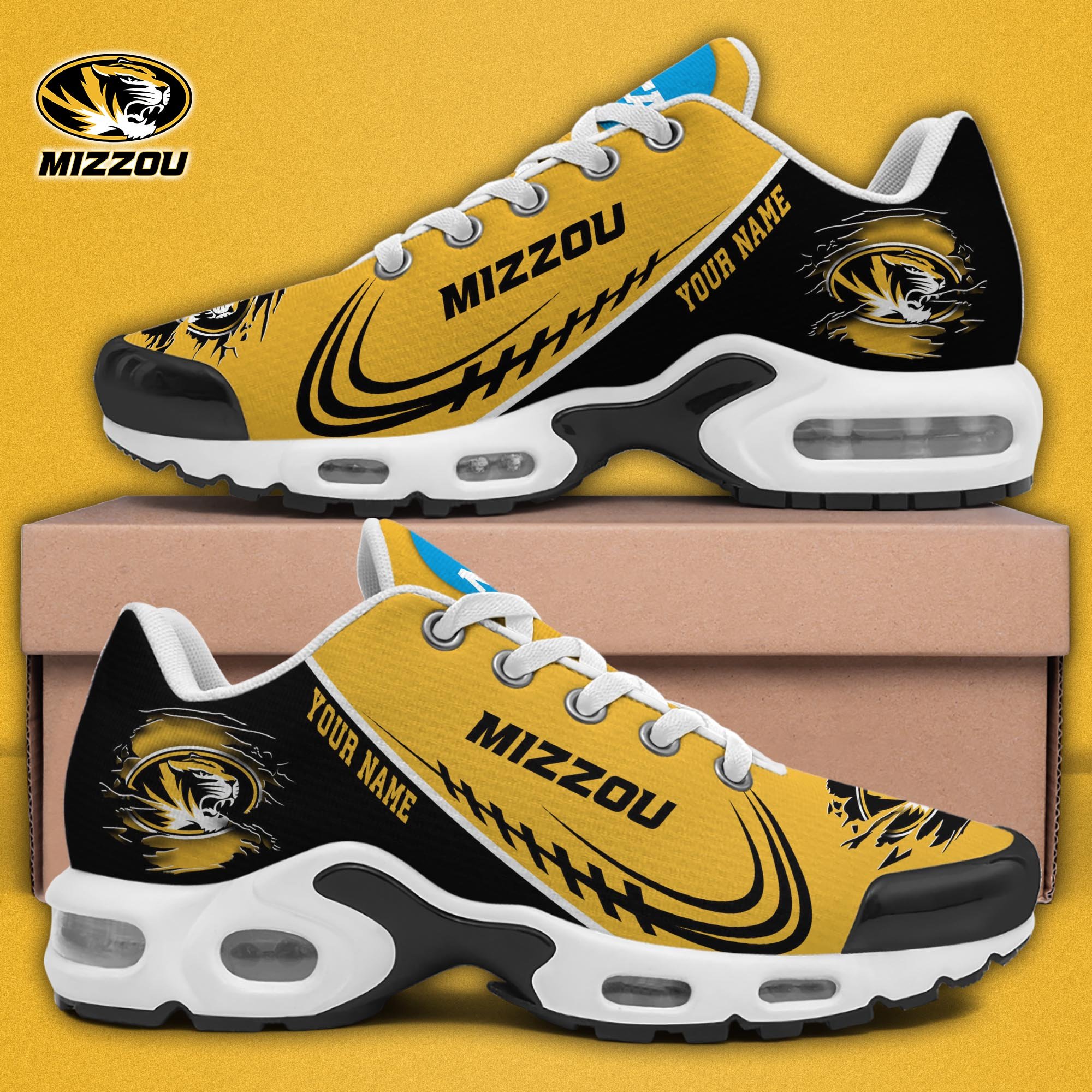 Missouri Tigers TN Shoes 2025 Version Custom Name 