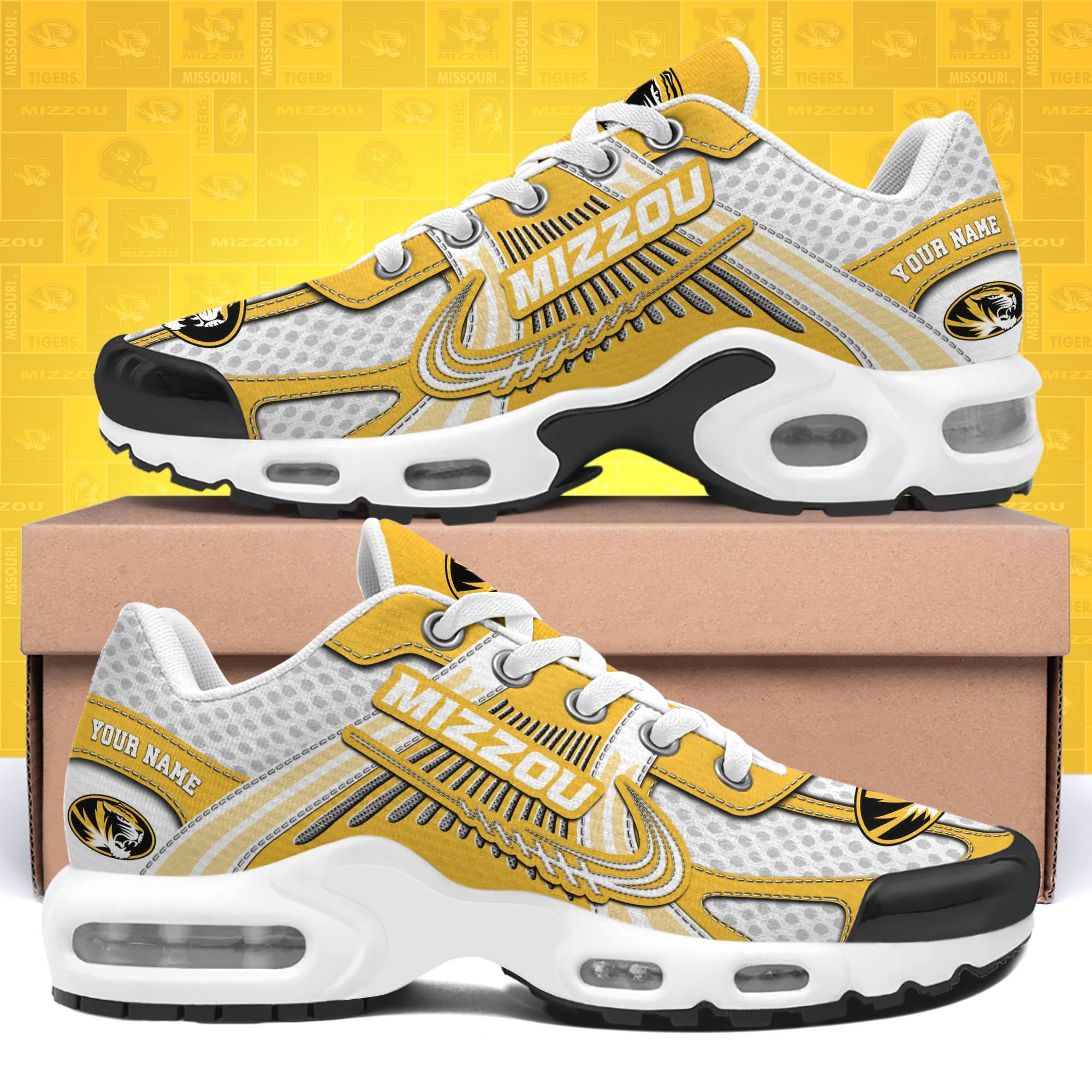 Missouri Tigers TN Shoes Custom Your Name, Sport Shoes