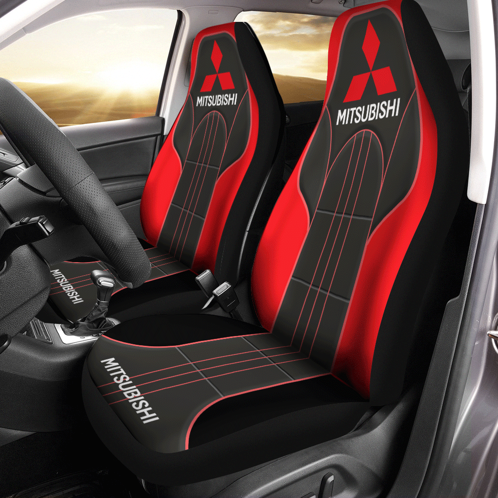 Mitsubishi Car Seat Cover ( Set Of 2 ) 