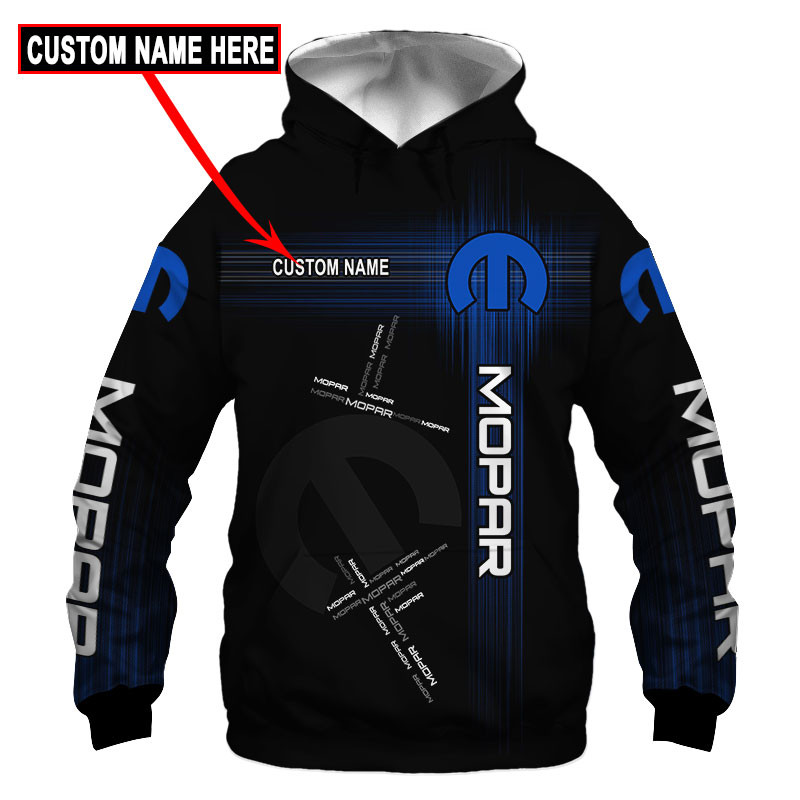 Mopar Tshirt, sweatshirt, Polo, Hawaiian, Hoodie 3D Apparel Full Printing Custom Name 