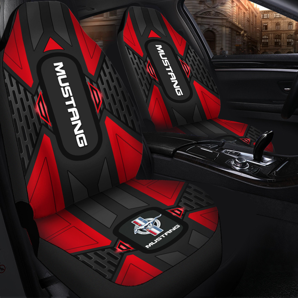 Mustang Car Seat Cover ( Set Of 2 ) 