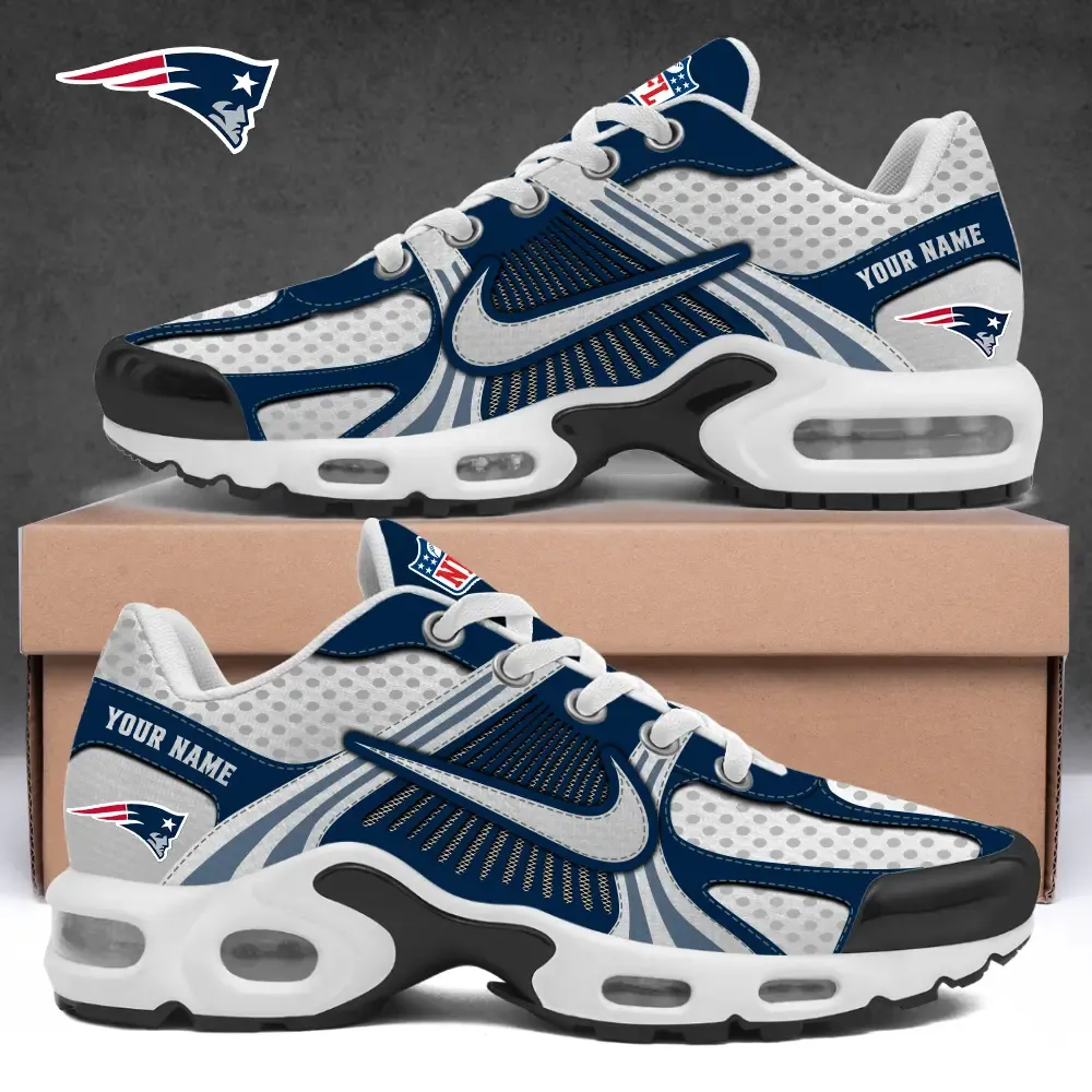 New England Patriots New Air Max Plus TN Shoes Air Cushion Sneaker 160KR-7359