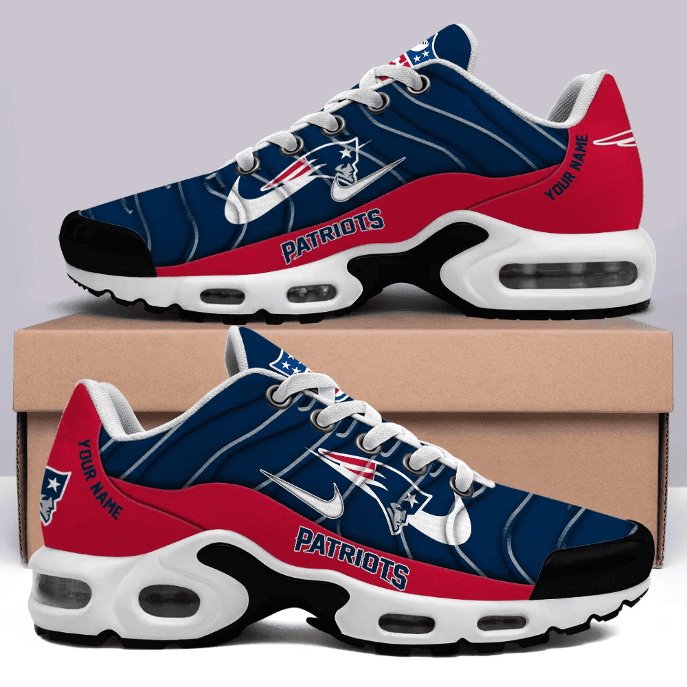 New England Patriots Personalized Name Team Mix Colors V4 TN Shoes Air Cushion Sneakers