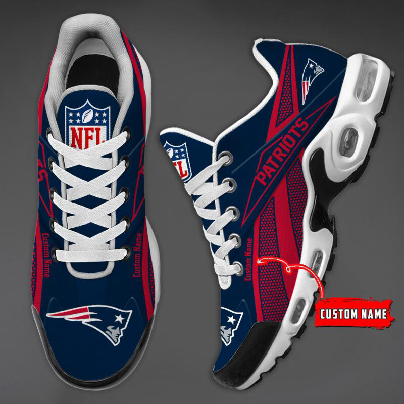 New England Patriots Premium Air Max Plus Sport Sneakers For Fan Gifts