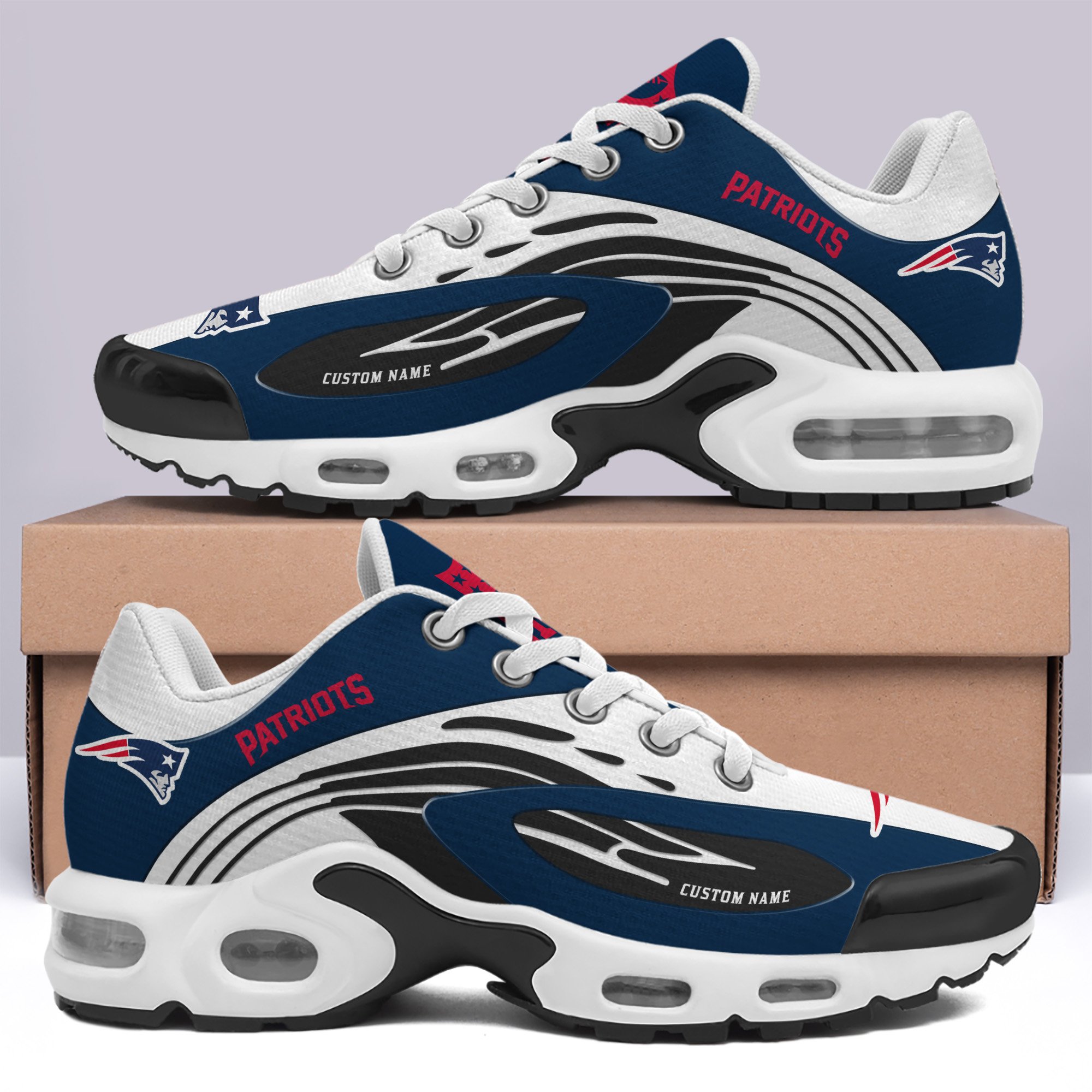 New England Patriots TN Shoes 2025 Version Custom Your Name