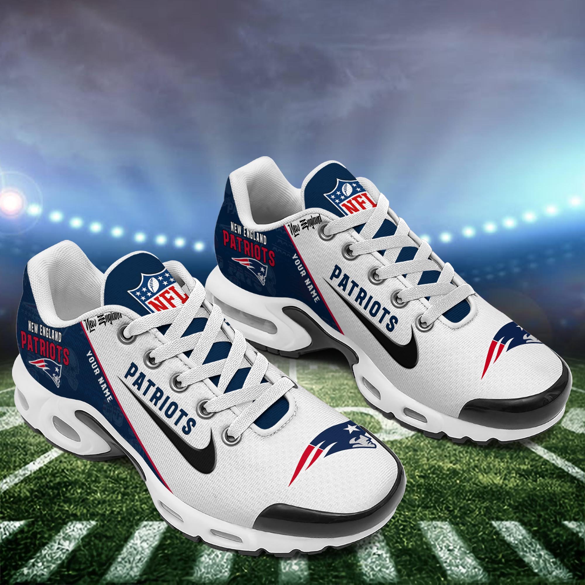New England Patriots TN Shoes 2025 Versions Custom Your Name 670