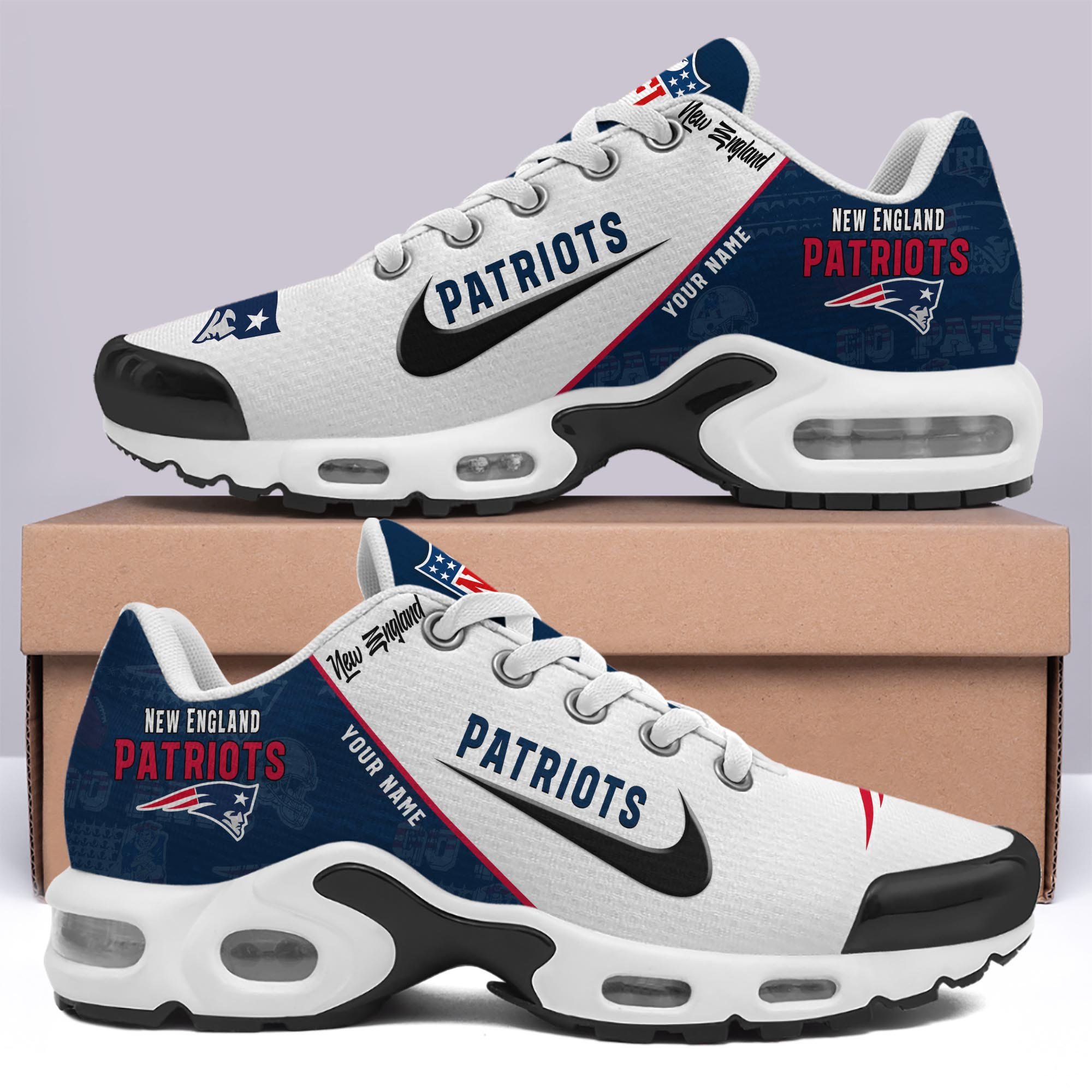 New England Patriots TN Shoes 2025 Versions Custom Your Name 670