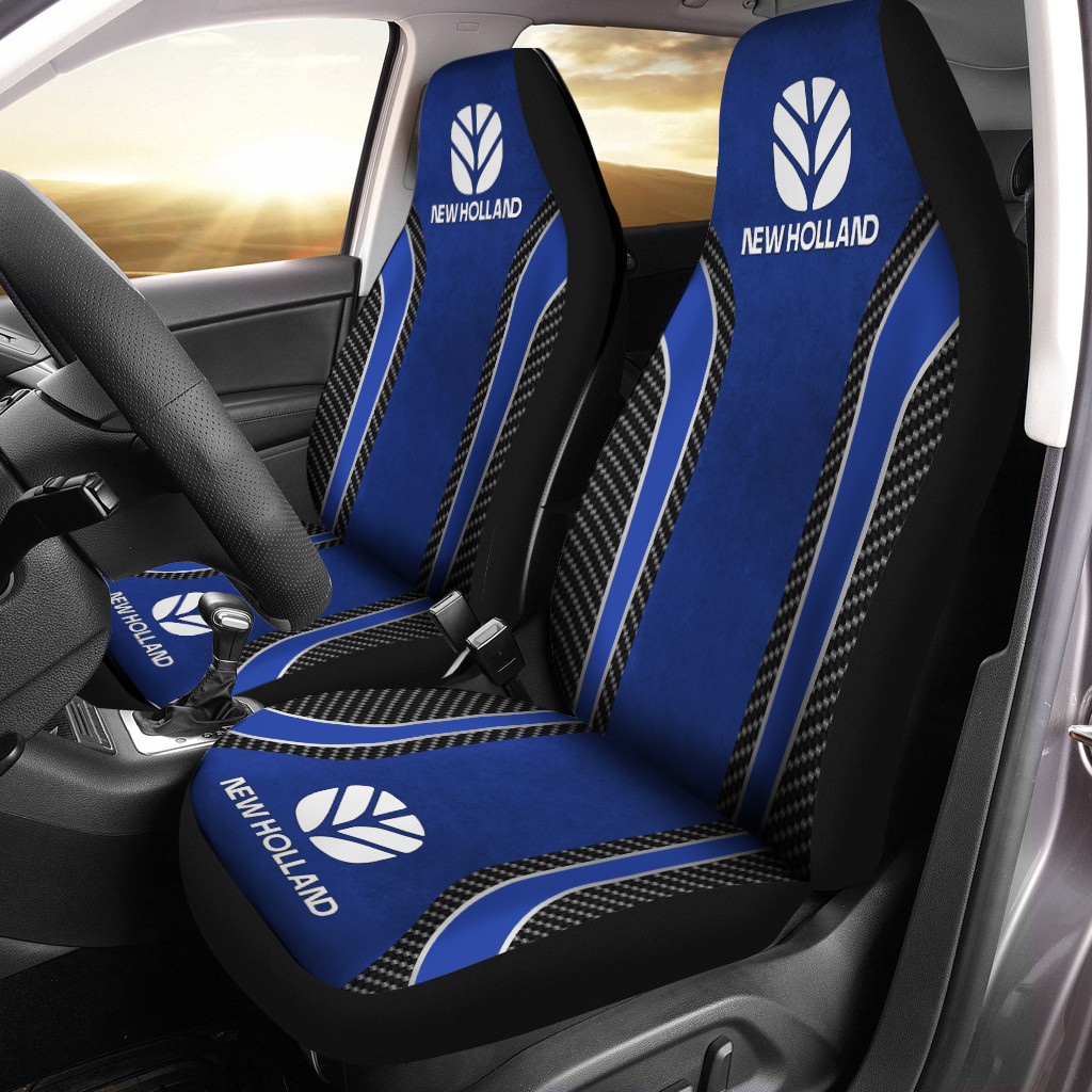 New Holland Agriculture Car Seat Cover (Set Of 2) 