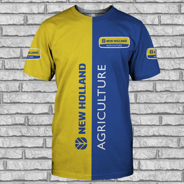 New Holland/Tractors Agriculture /Top Men'S T-Shirt 3D 