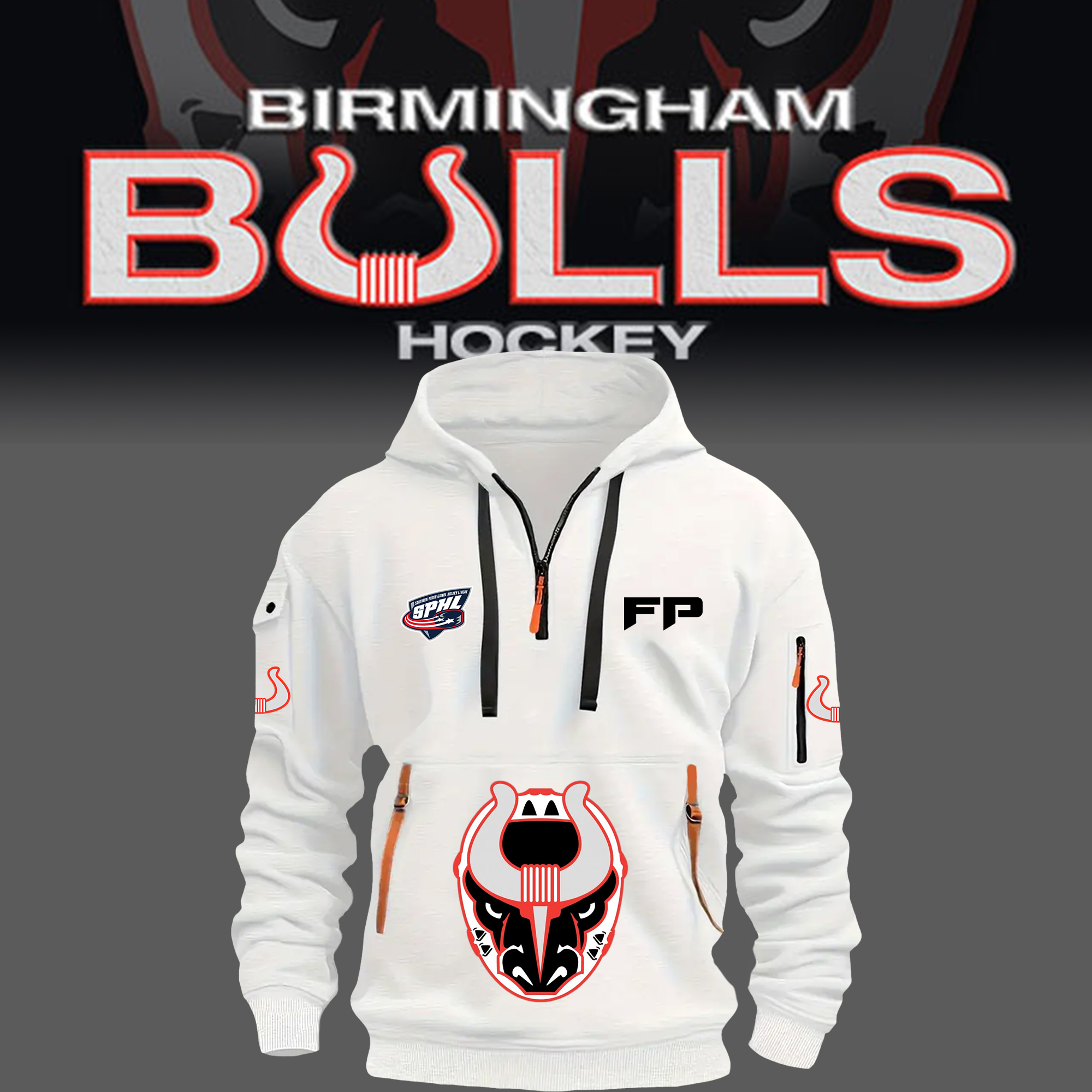 New Hoodie Birmingham Bulls 2024 
