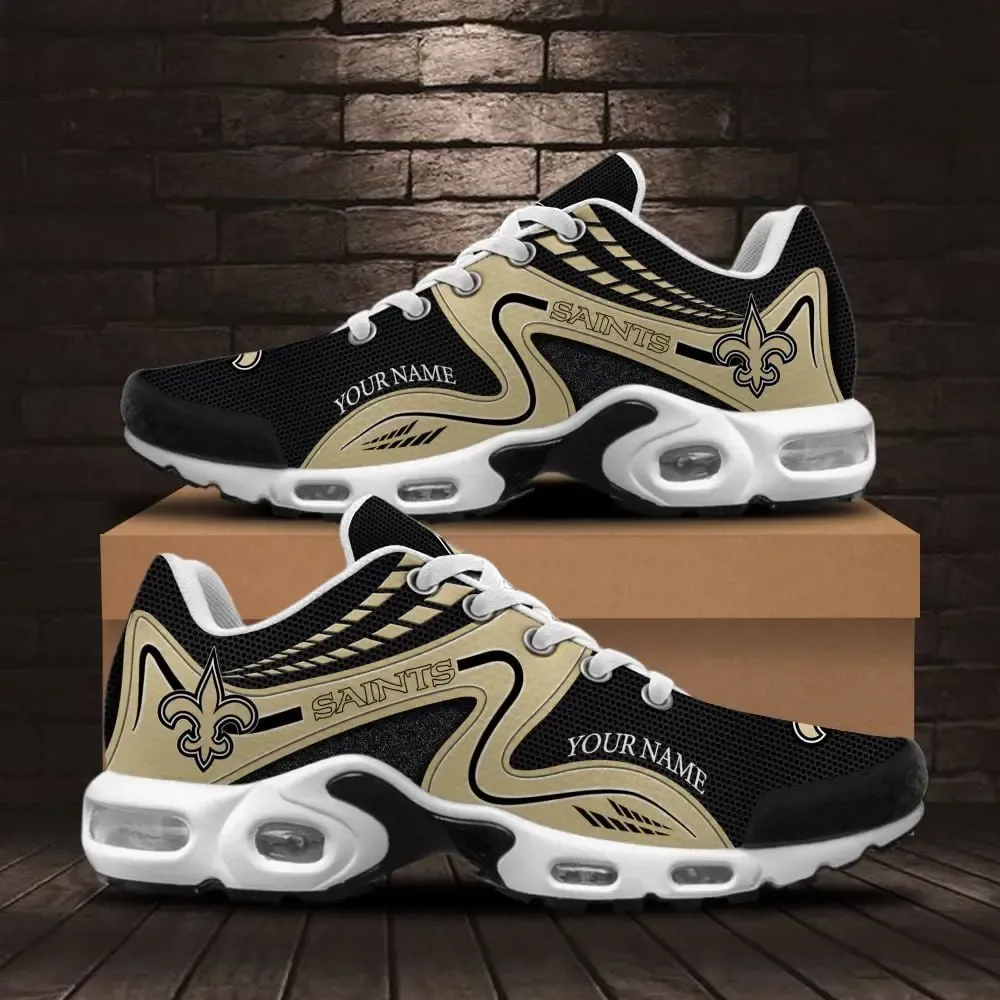 New Orleans Saints New Air Max Plus TN Shoes Air Cushion Sneaker 843GW-6266