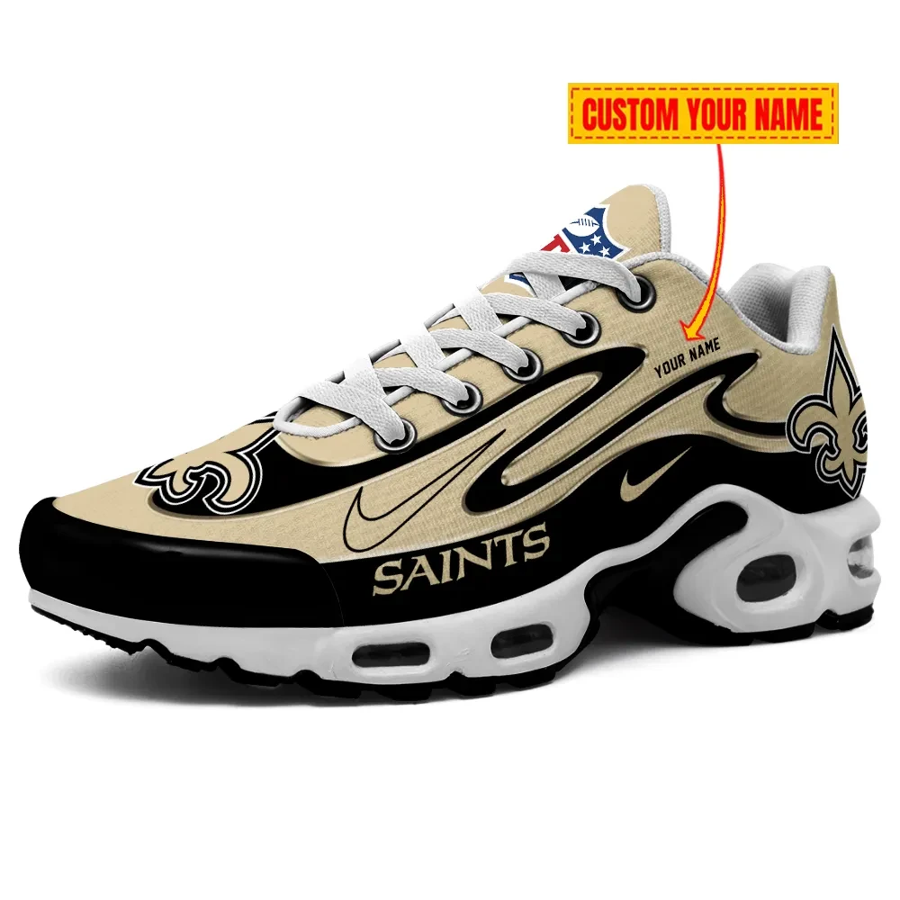 New Orleans Saints Personalized Name Team Mix Colors V1 TN Air Max Shoes Air Cushion Sneakers