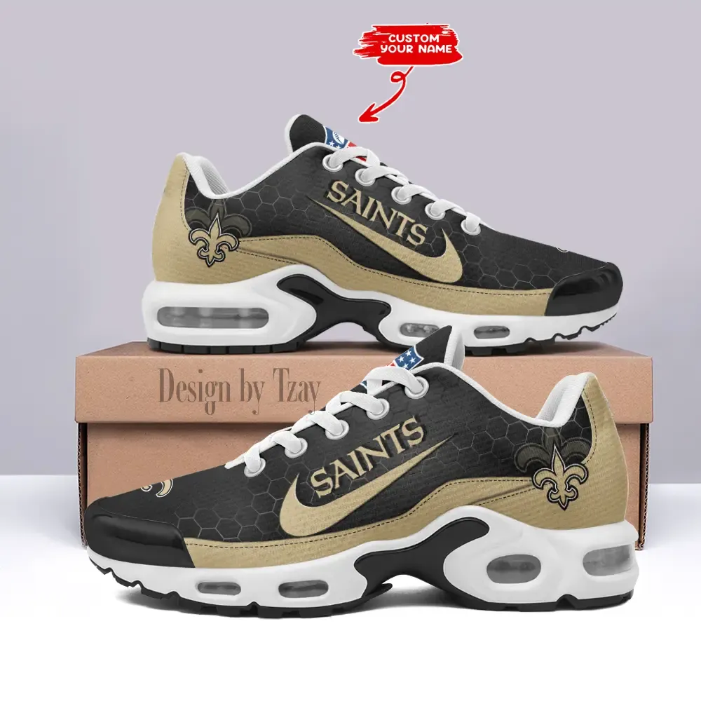 New Orleans Saints Personalized New Air Max Plus TN Shoes Air Cushion Sneaker DV1 566XG-7178