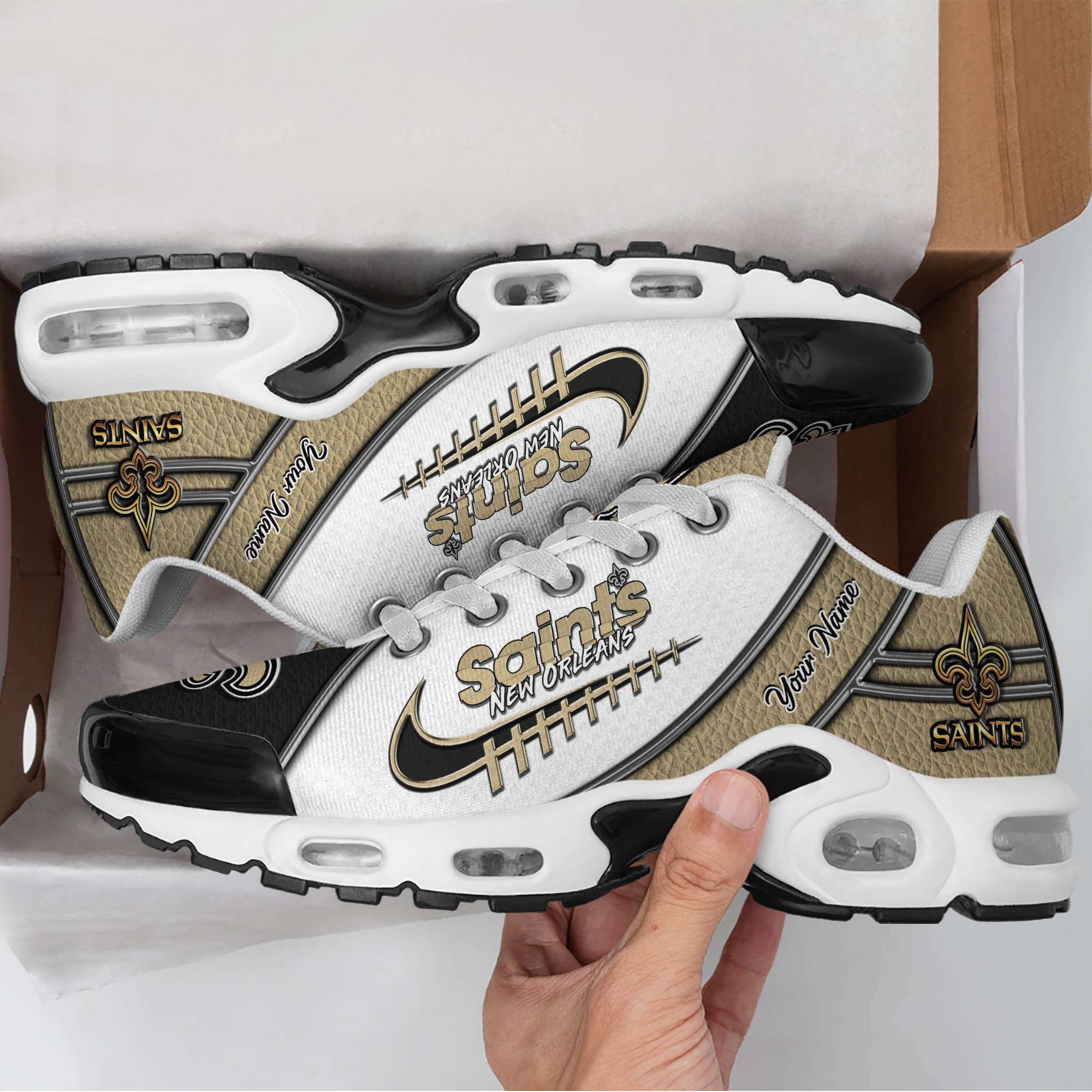 New Orleans Saints TN Shoes 2025 Version Custom Your Name, Football Team Shoes 516
