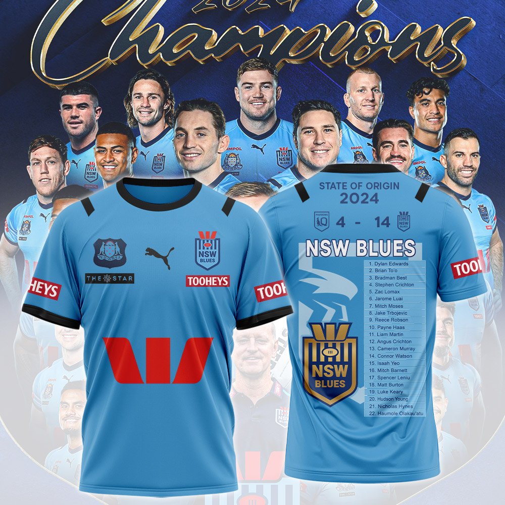 New South Wales Blues Champions Shirt 