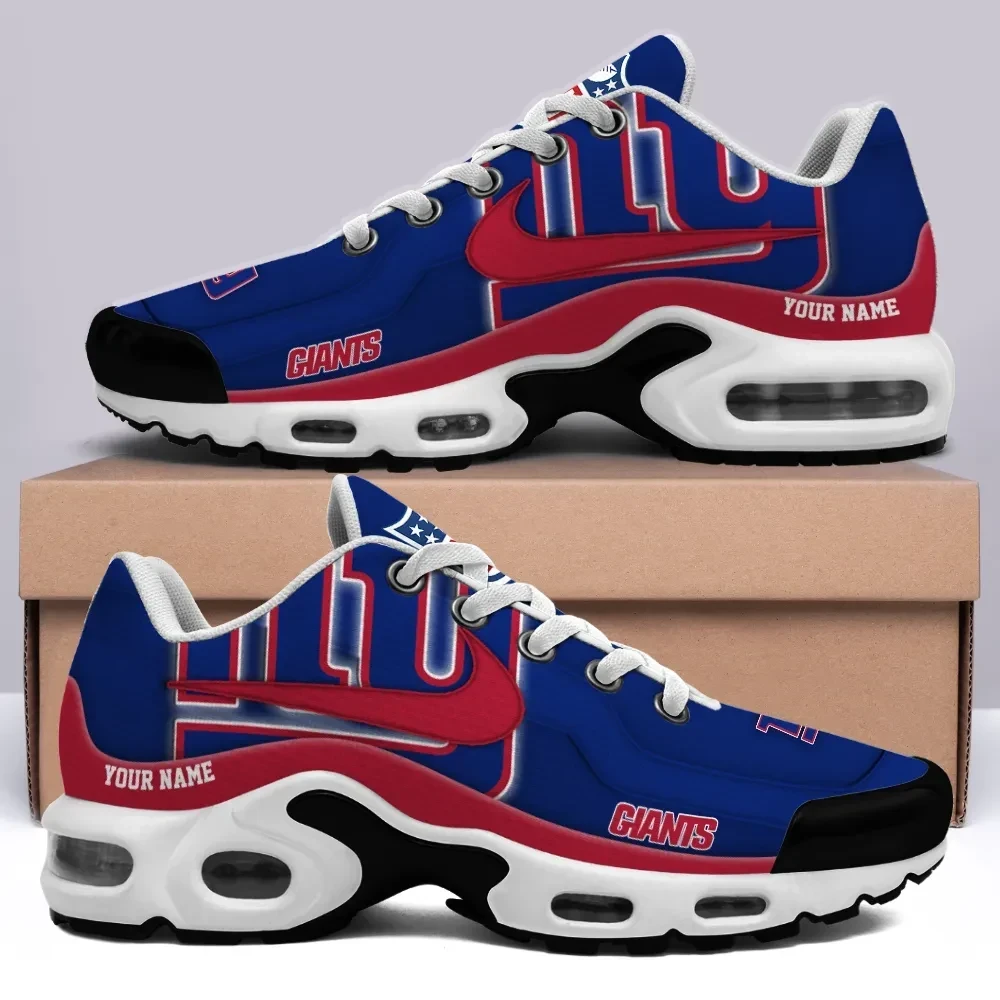 New York Giants Personalized Name Team Mix Colors V1 TN Shoes Air Cushion Sneakers