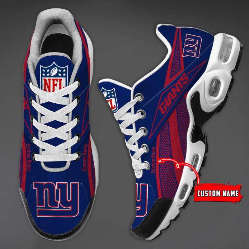New York Giants Premium Air Max Plus Sport Sneakers For Fan Gifts