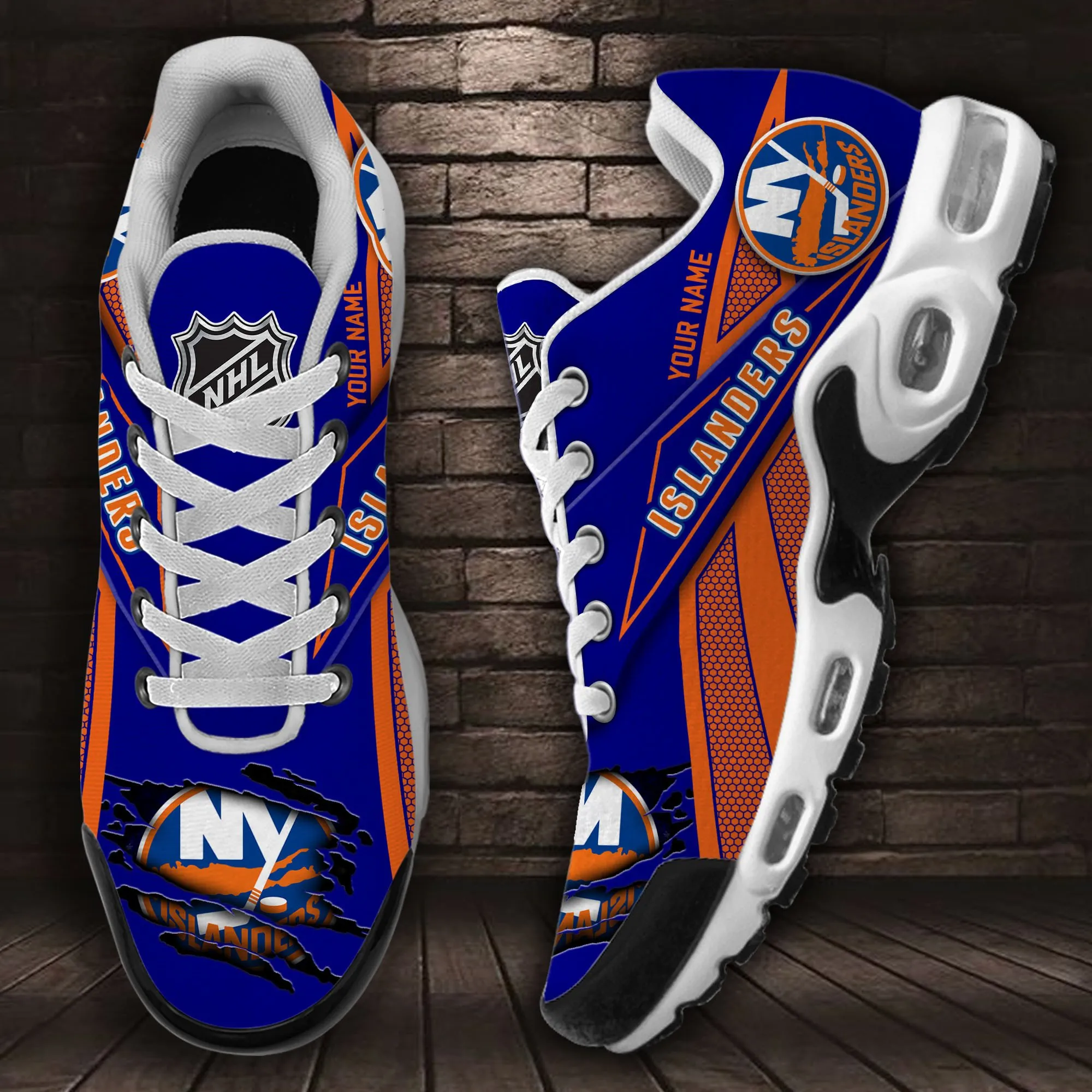 New York Islanders Sport Team TN Air Max Shoes Air Cushion Sneakers 442ED-3865